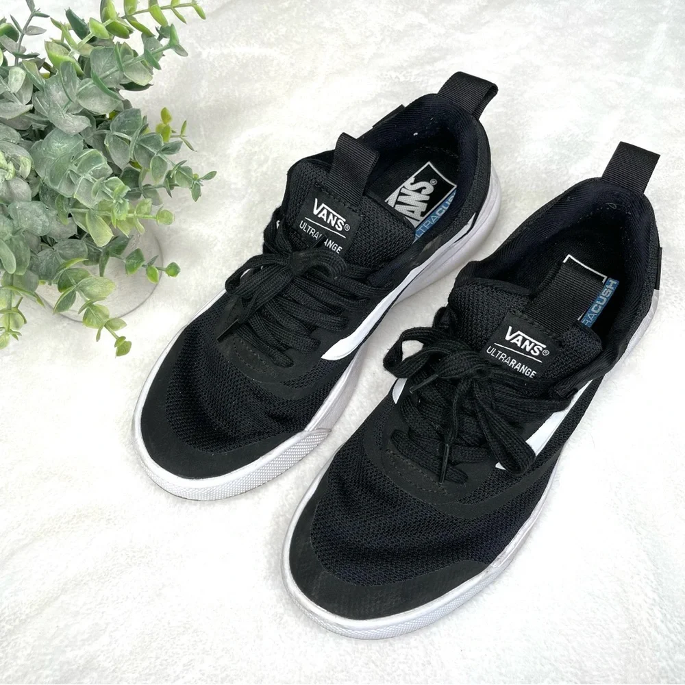 Vans Ultrarange Rapidweld Athletic Shoes Black White Classic Stripe 7.5 M / 9 W - Picture 2 of 8